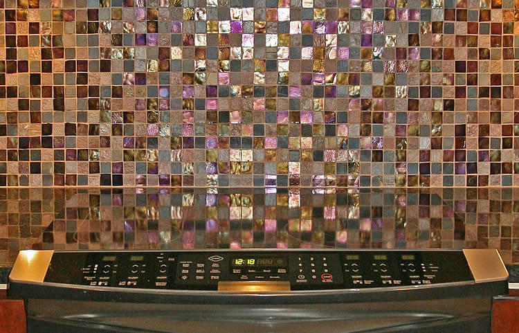 Kitchen remodeling glass tile back splash fairfax manassas